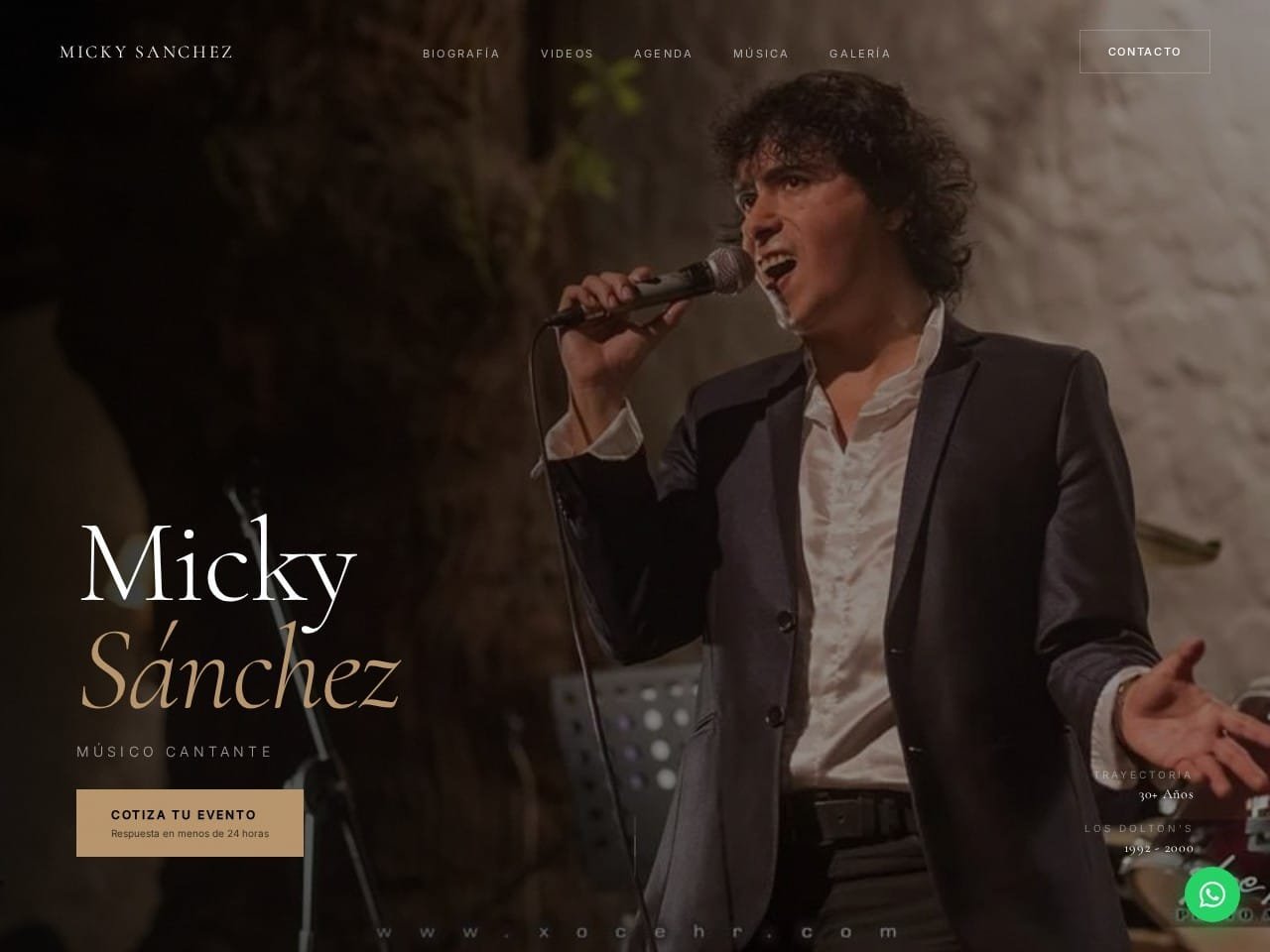 Micky Sánchez — Web de músico profesional peruano